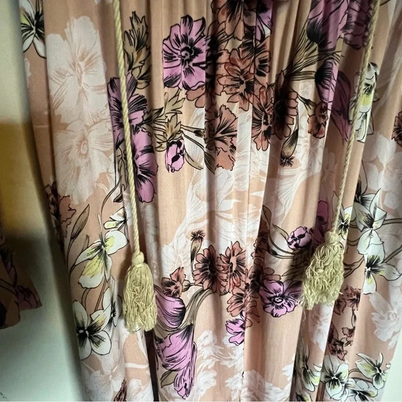 Jaase Chantal Lily Boho Floral Ruffle Maxi‎ Dress Size Large Cottage Corr - Picture 5 of 12